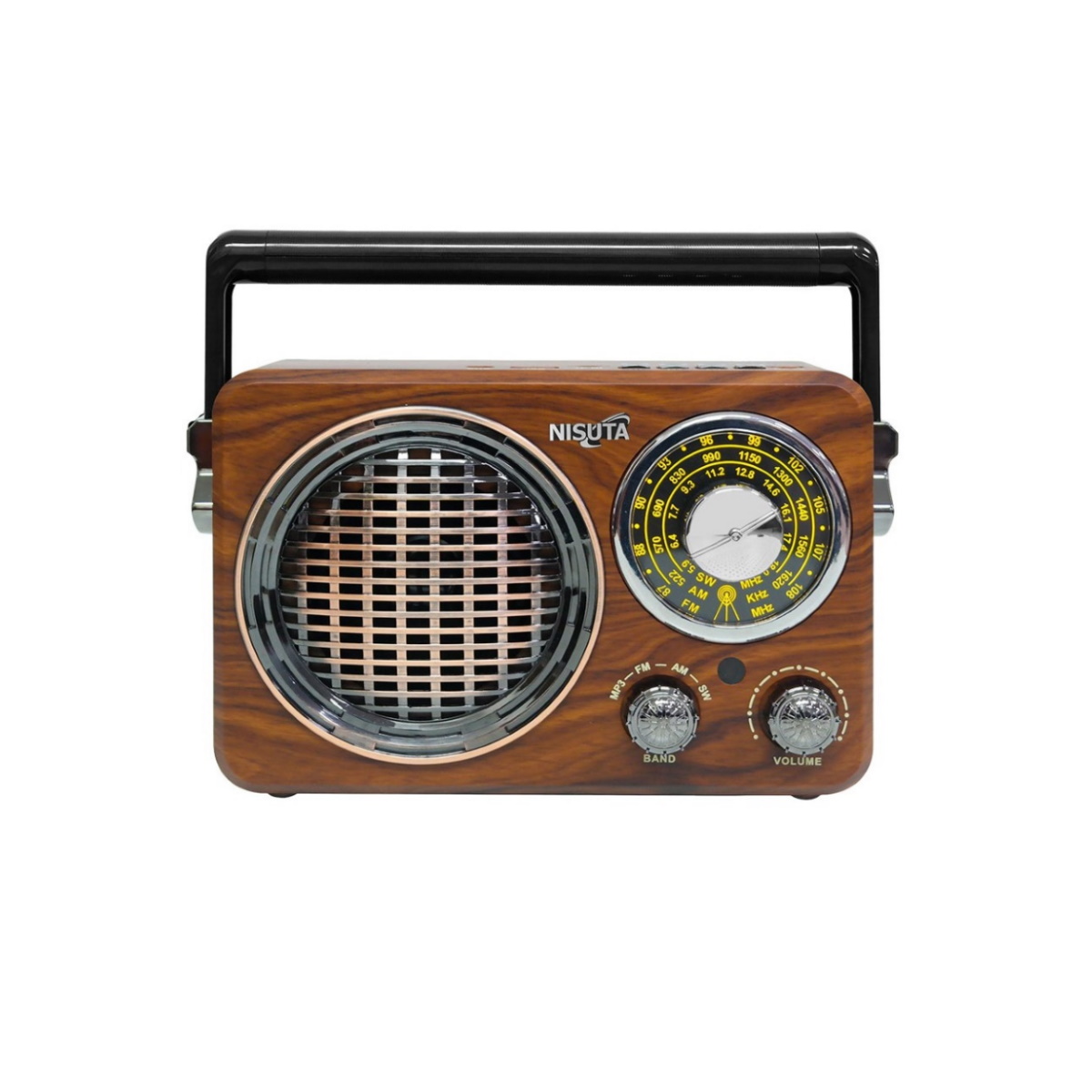 Parlante Bluetooth Radio Vintage Ns-rv17 Nisuta