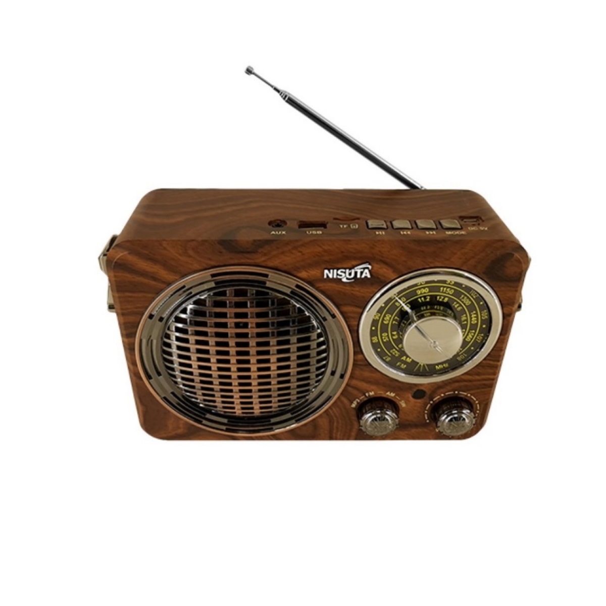 Parlante Bluetooth Radio Vintage Ns-rv17 Nisuta