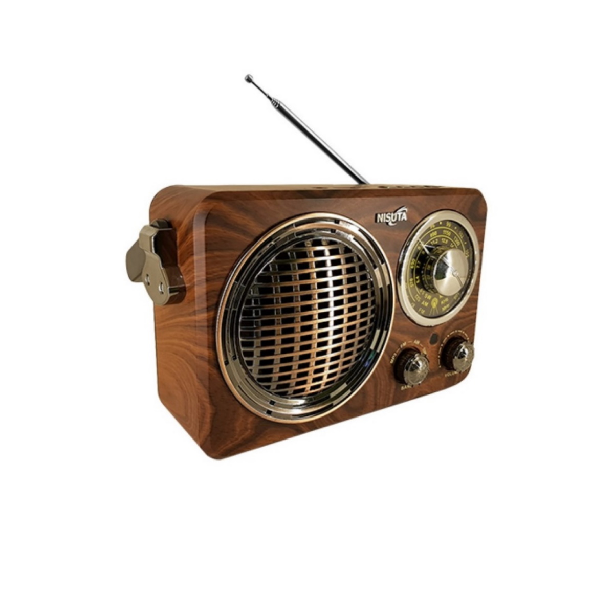 Parlante Bluetooth Radio Vintage Ns-rv17 Nisuta