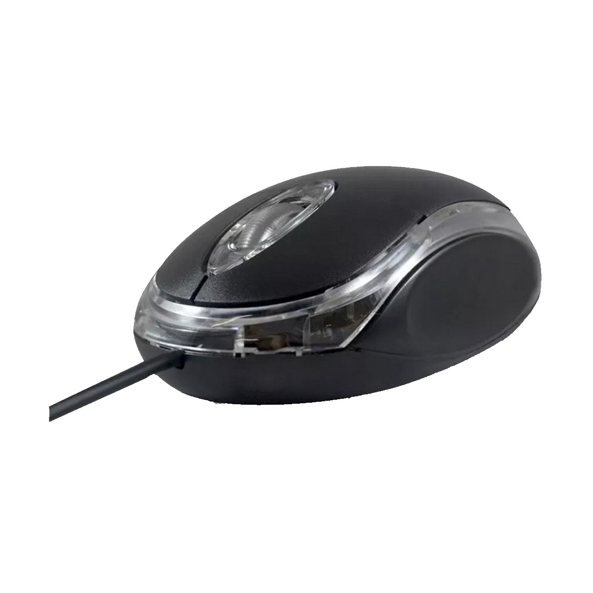 Mouse USB M01 Negro Luminoso Netmak