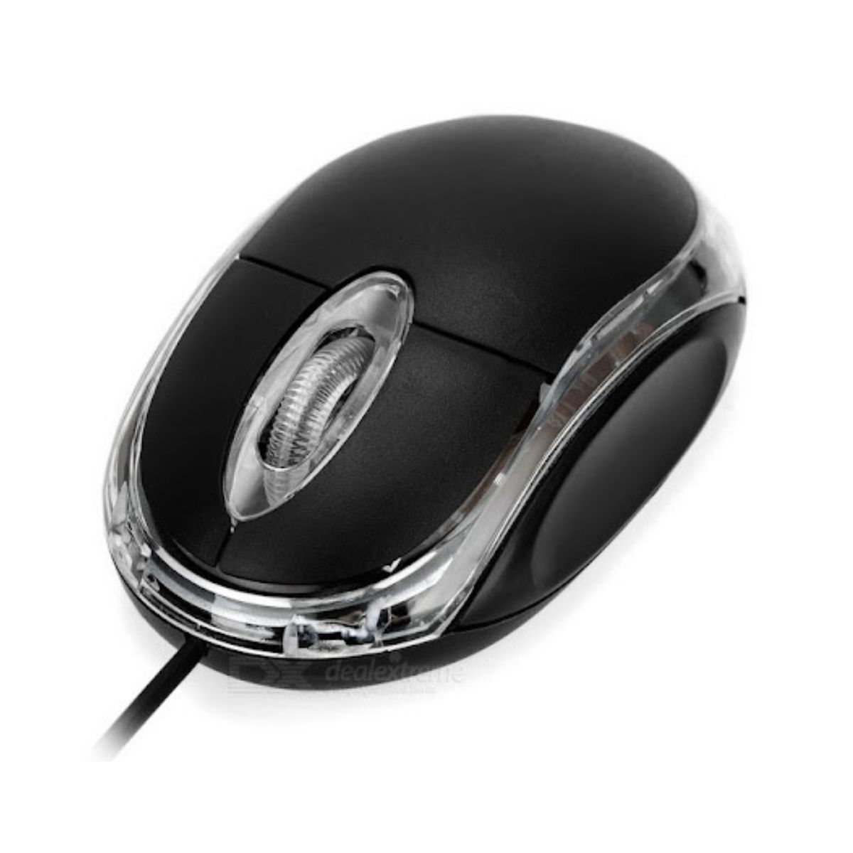 Mouse USB M01 Negro Luminoso Netmak