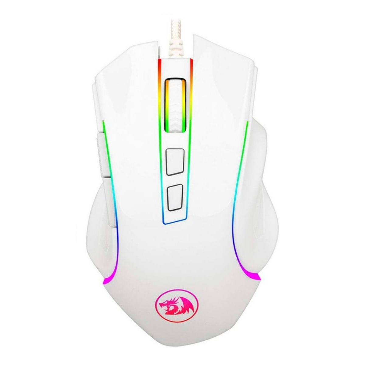 Mouse Gamer Griffin M607 Blanco Redragon