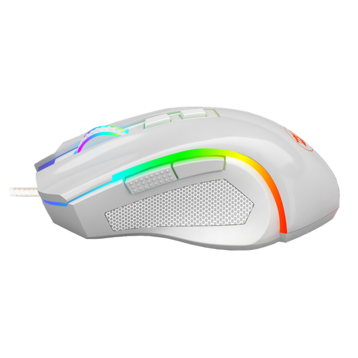 Mouse Gamer Griffin M607 Blanco Redragon