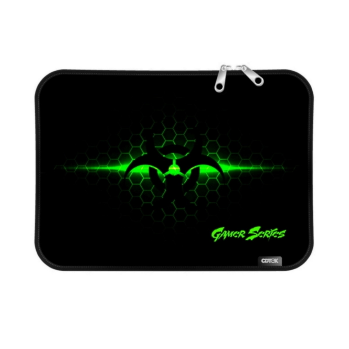 Funda Notebook 14 Neoprene Estampado Gamer Verde