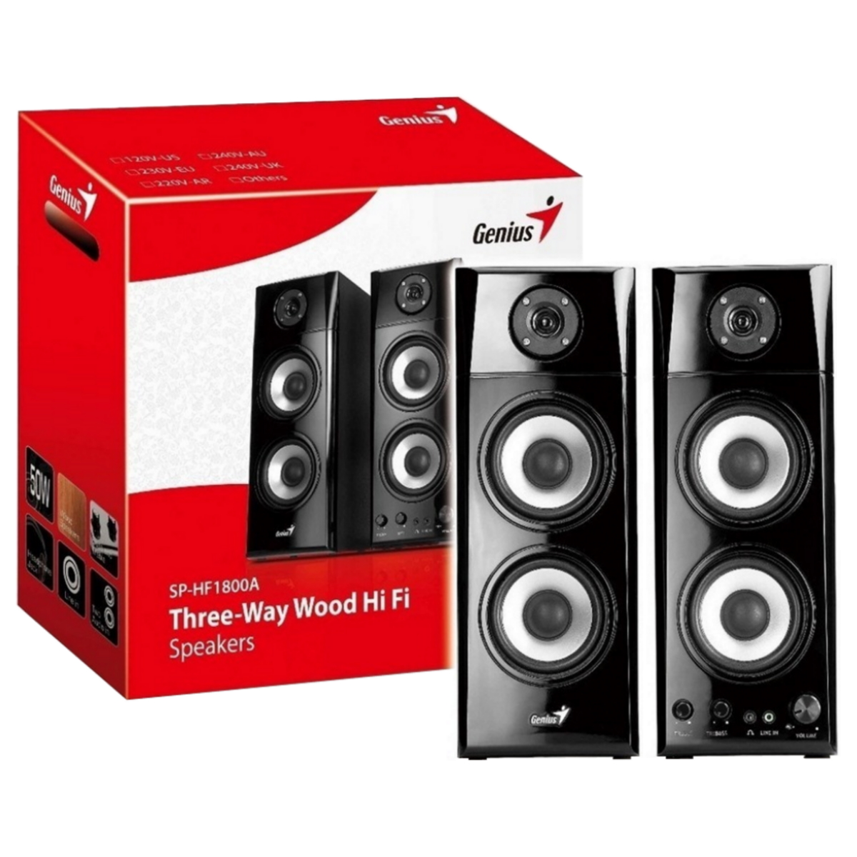 Parlantes Pc Usb Sp-Hf1800A II 220V Genius