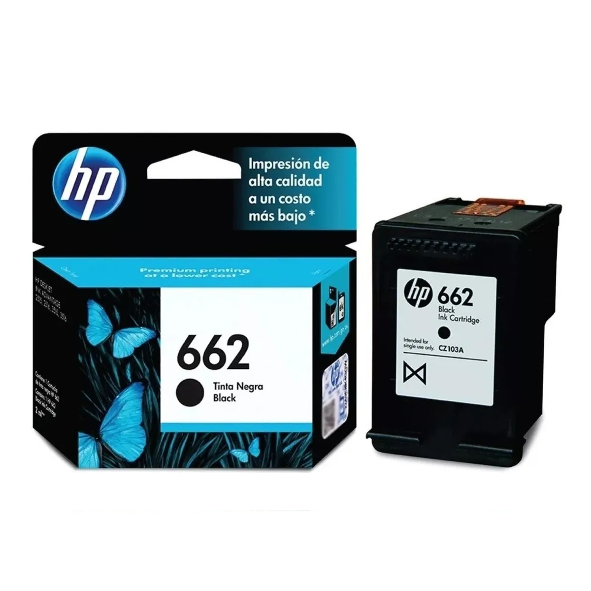 Cartucho Hp 662 Negro Original