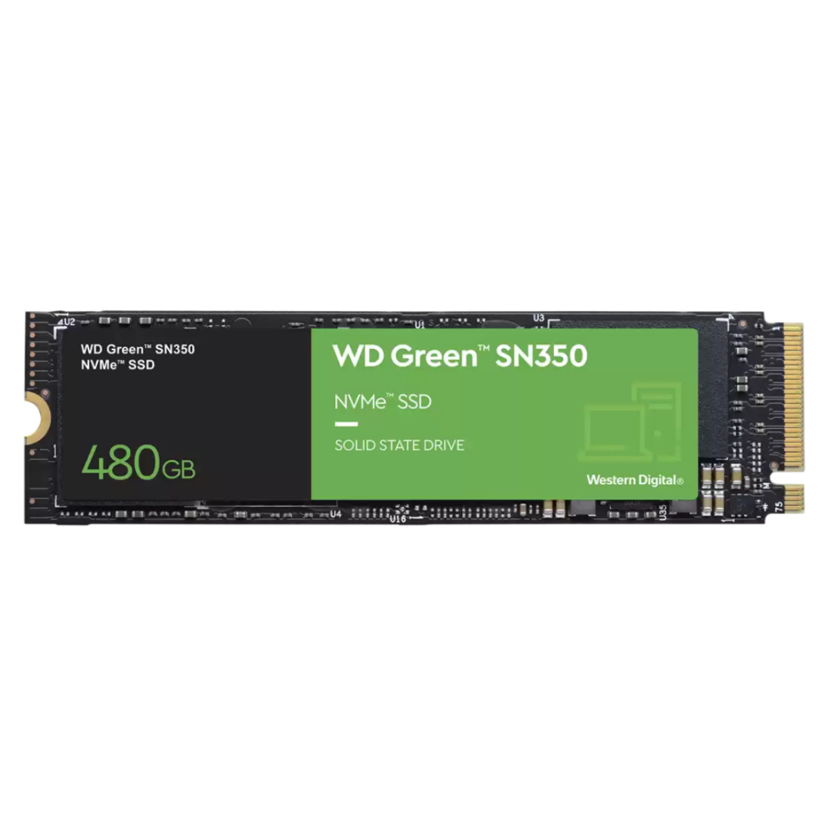 Disco Solido SSD M.2  NVMe 480GB Sn350 WD