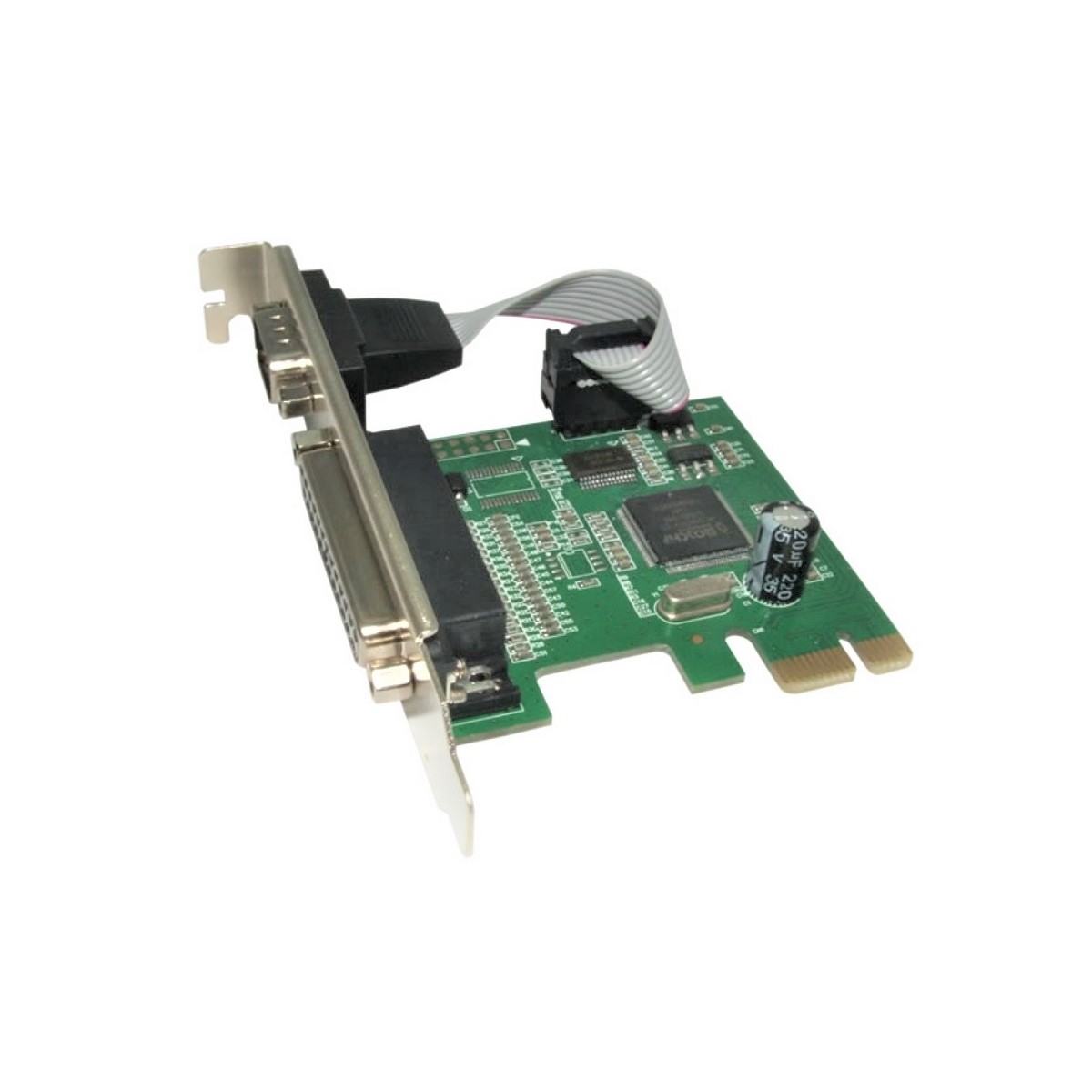 Placa Pci Express Serie 1p Y Paralelo 1p Nisuta