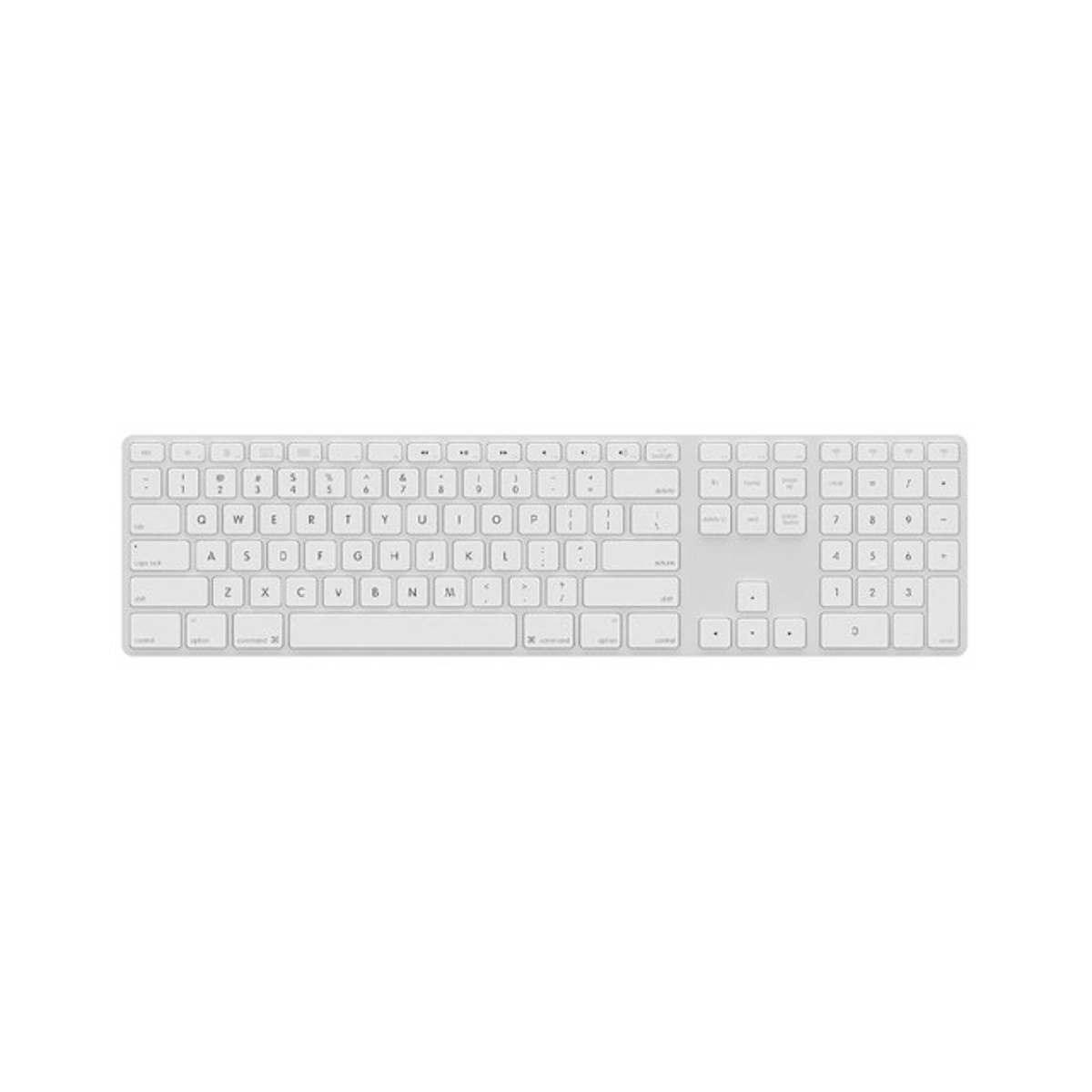 Teclado Inalambrico para PC Retroiluminado Silver Apple Matias