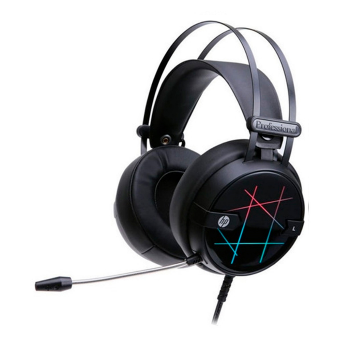 Auriculares Gamer Cable Vincha H160 Negro HP