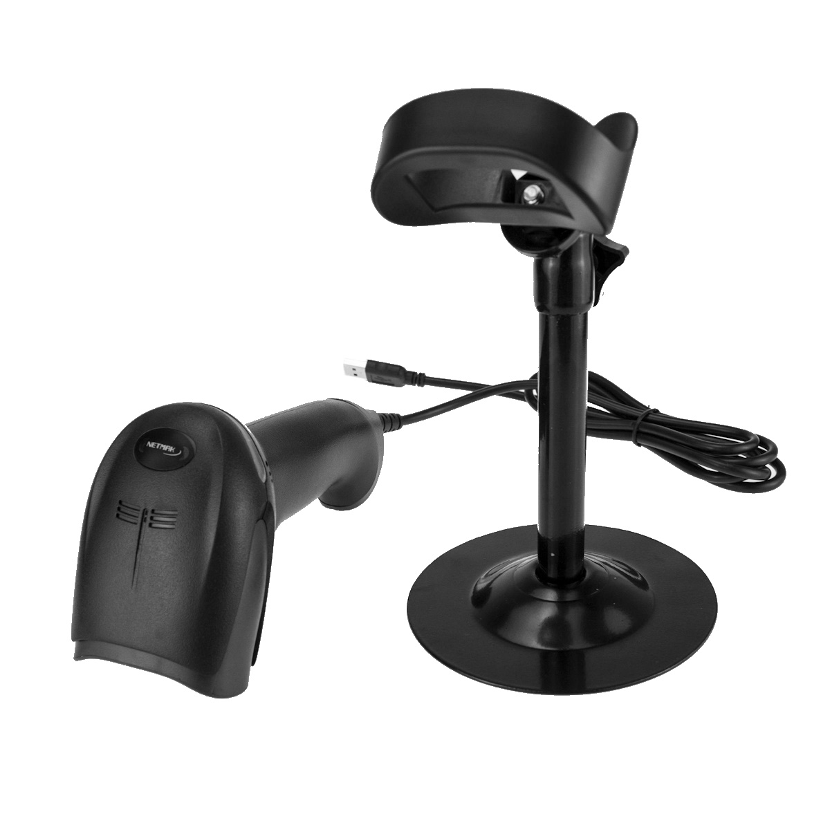 Lector Codigo Barra Laser Cableado NM-LC401S Netmak