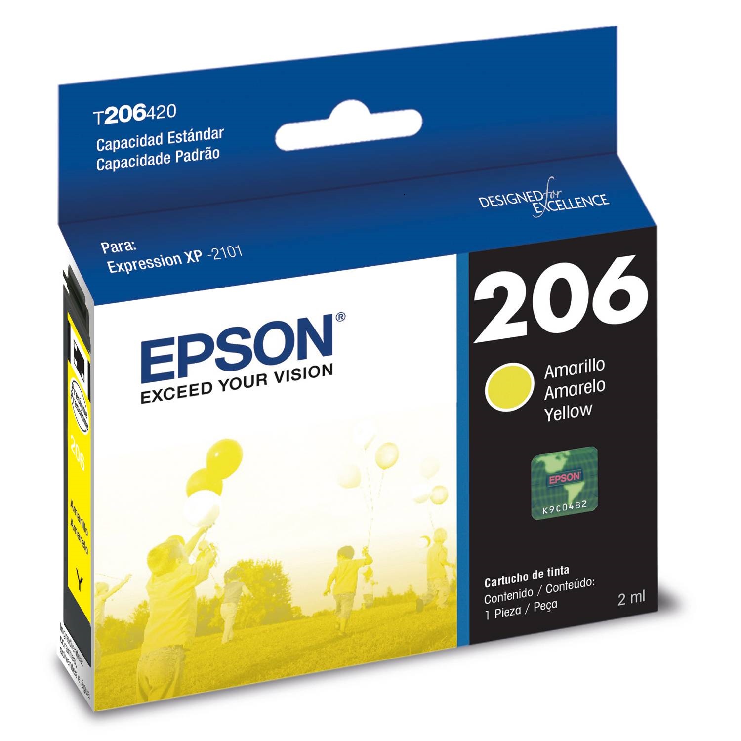 Cartucho Epson T206 Yellow Original