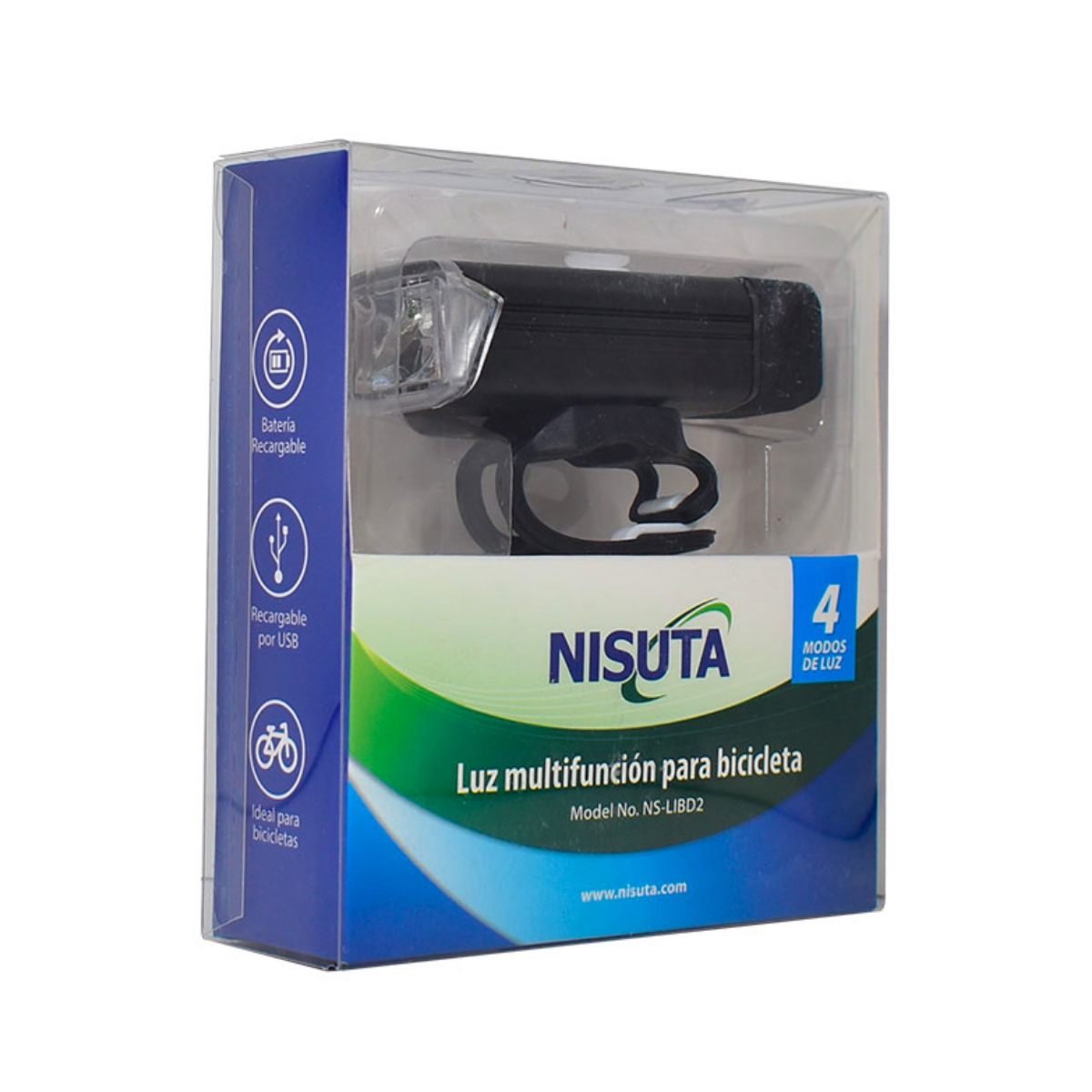 Luz Multifuncion Para Bicicleta Ns-libd2 Nisuta