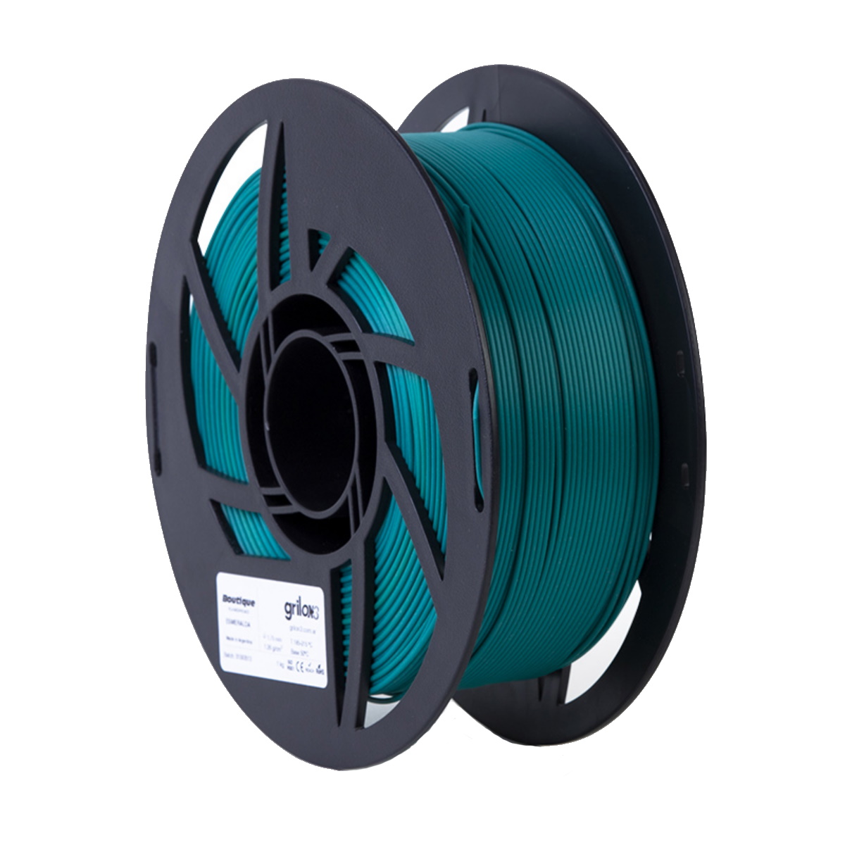 Filamento Pla Boutique Esmeralda 1.75mm 1Kg Grilon3
