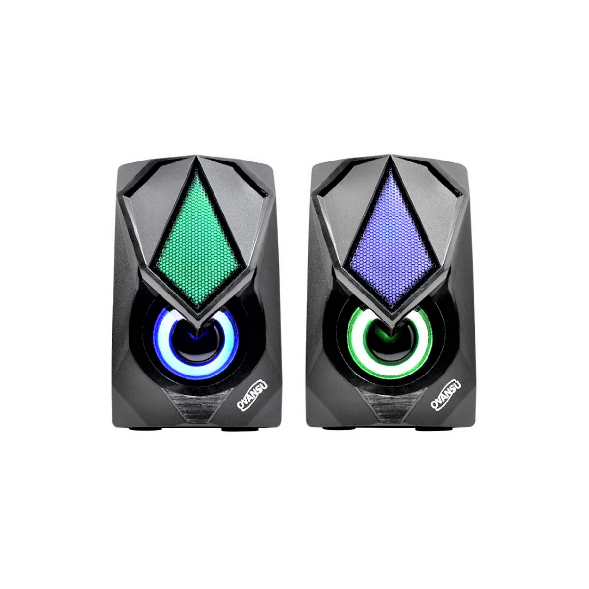 Parlante Usb 2.0 RGB Os-pau66 Nisuta