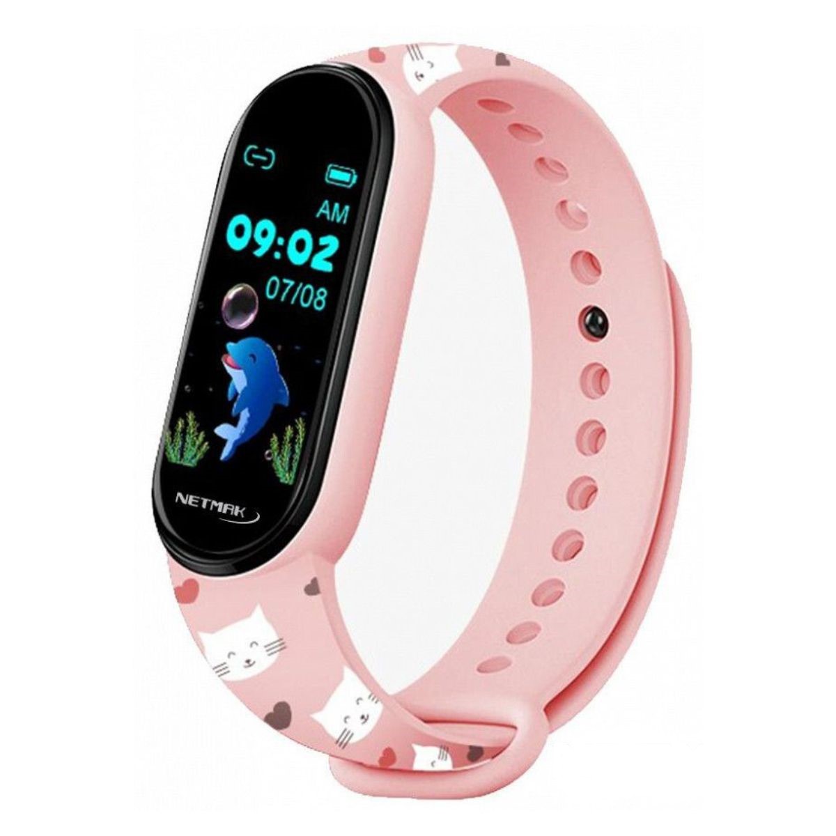 Pink smart 2025 watch kids