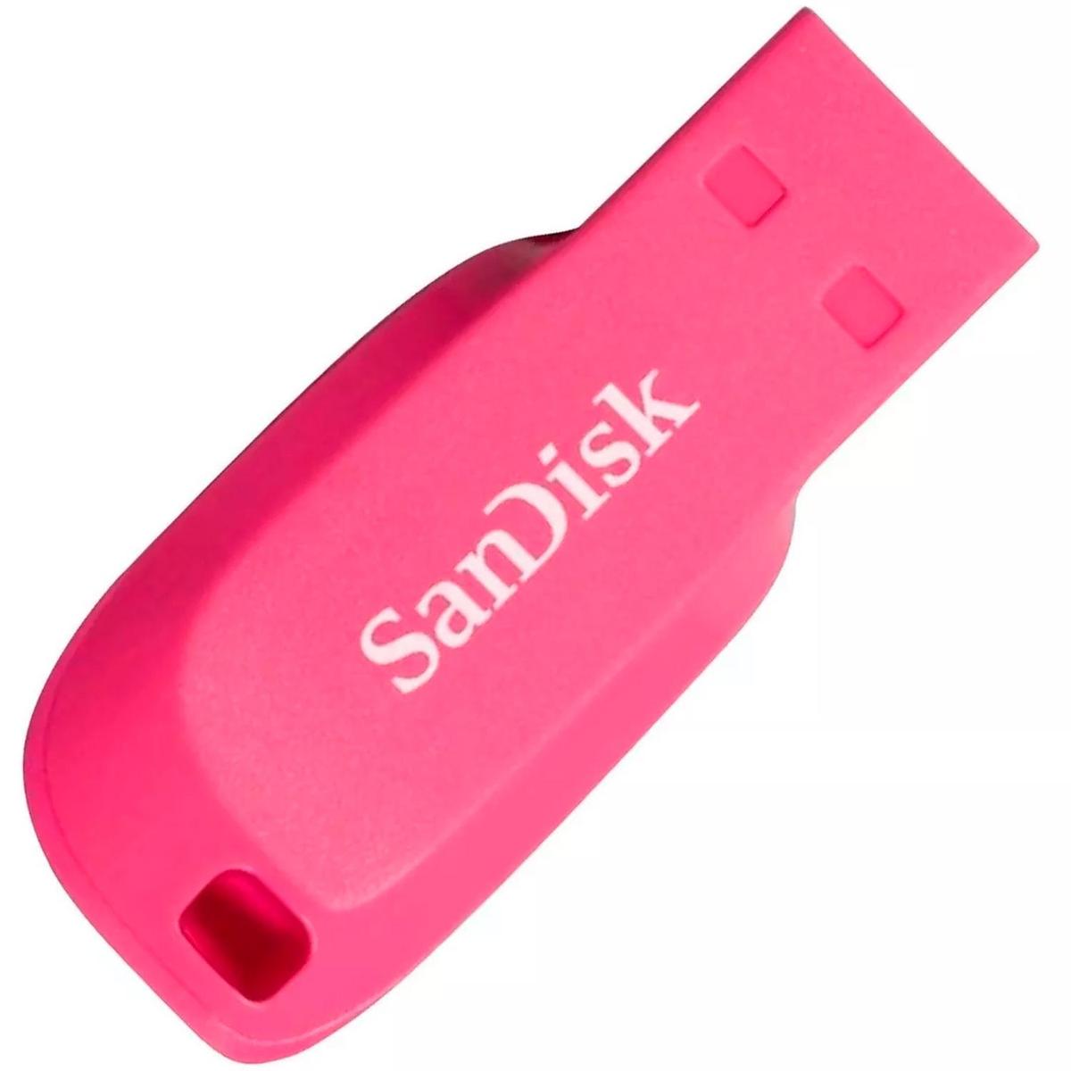 Pendrive 16gb Cruzer Blade Usb 2.0 Rosa Sandisk
