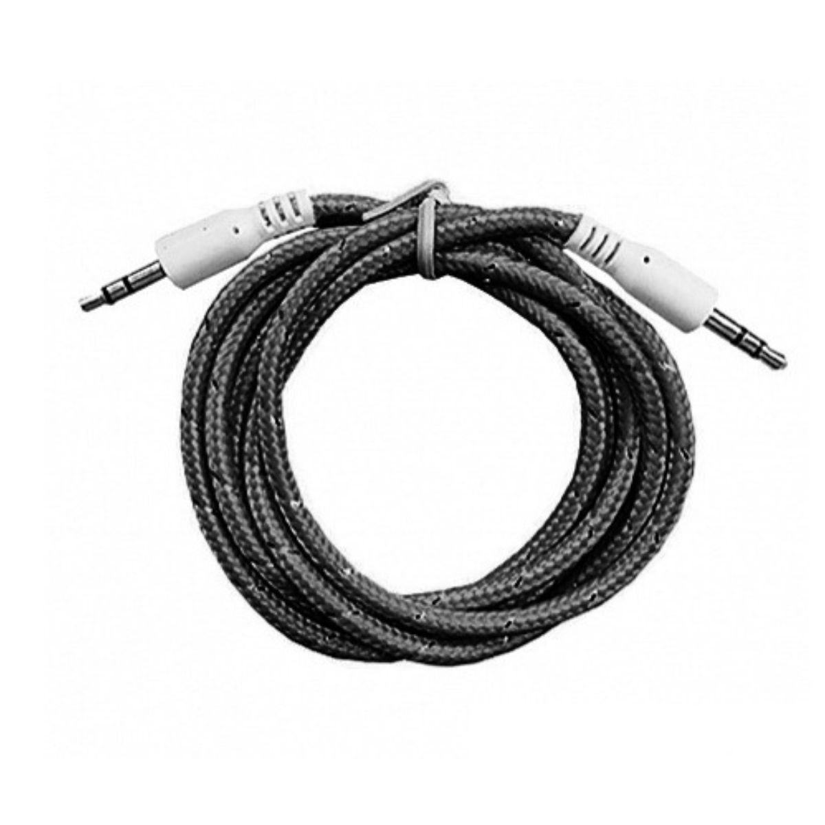 Cable Audio Auxiliar Plug 3.5mm de 1m Negro Netmak