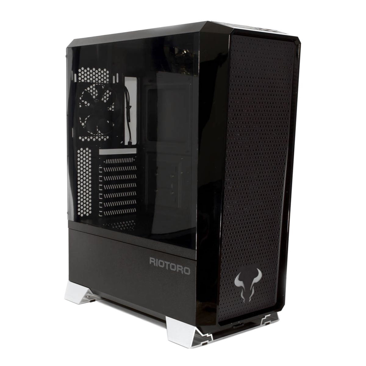 Gabinete Gamer CR1280 RGB Panel templado Riotoro