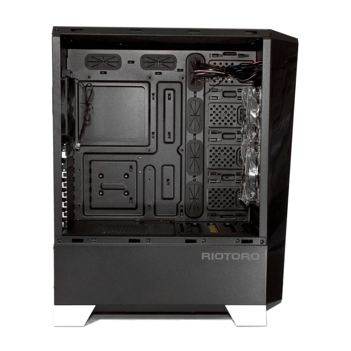 Gabinete Gamer CR1280 RGB Panel templado Riotoro