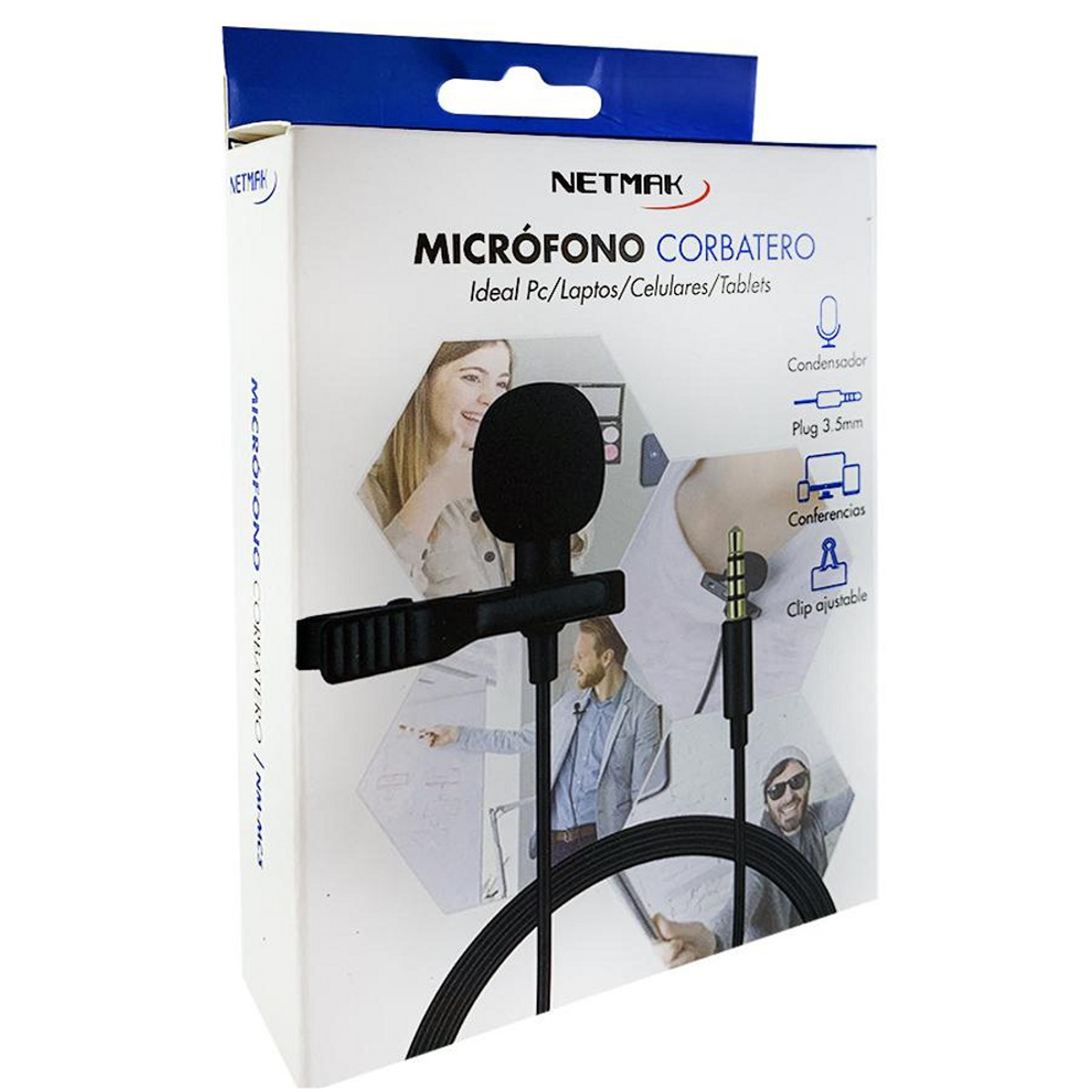 Microfono Corbatero Plug 3.5mm NM-MC5 Netmak