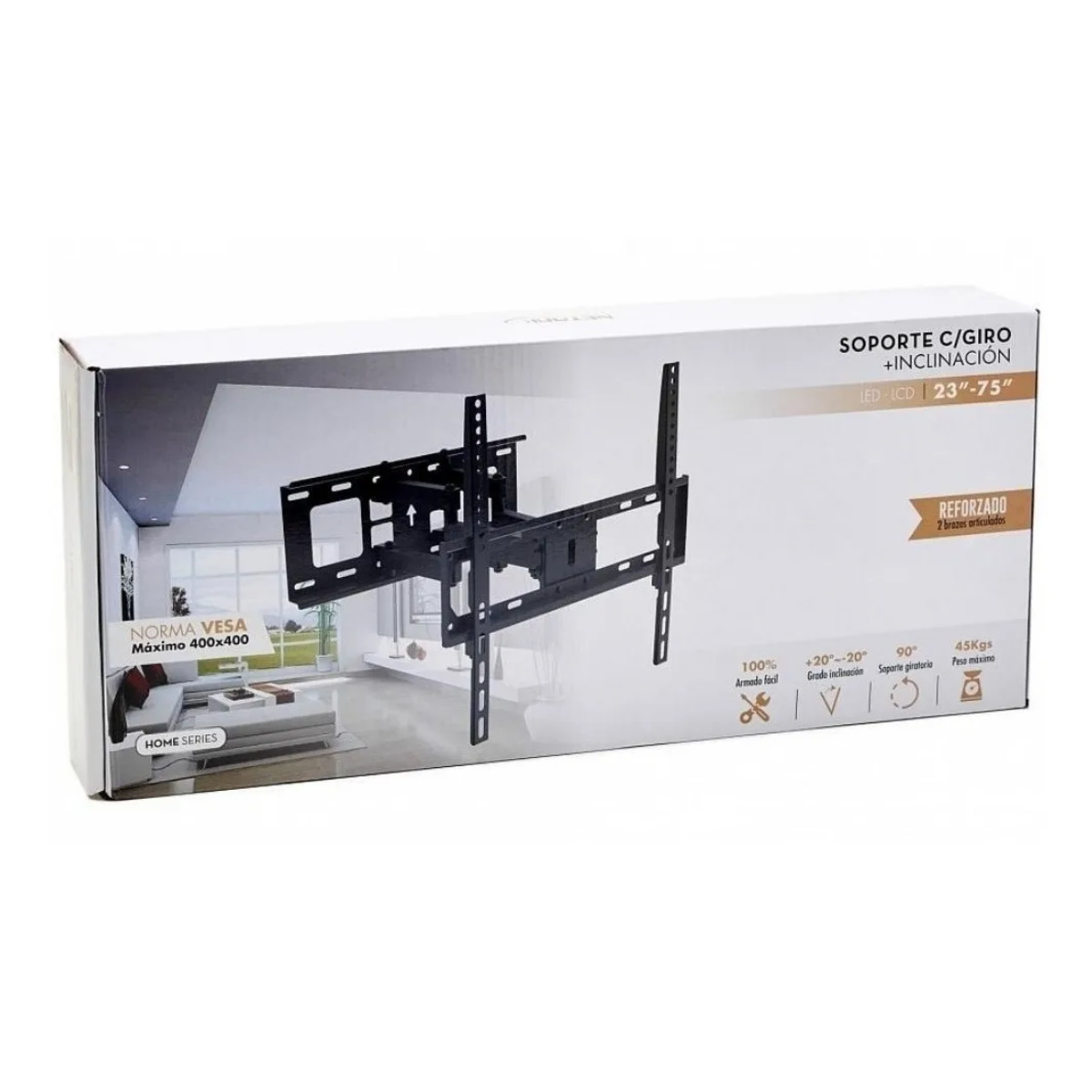 Soporte Brazo Doble TV 23