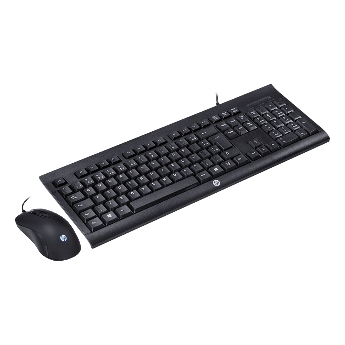 Kit Teclado Mouse Gamer KM100 Negro HP