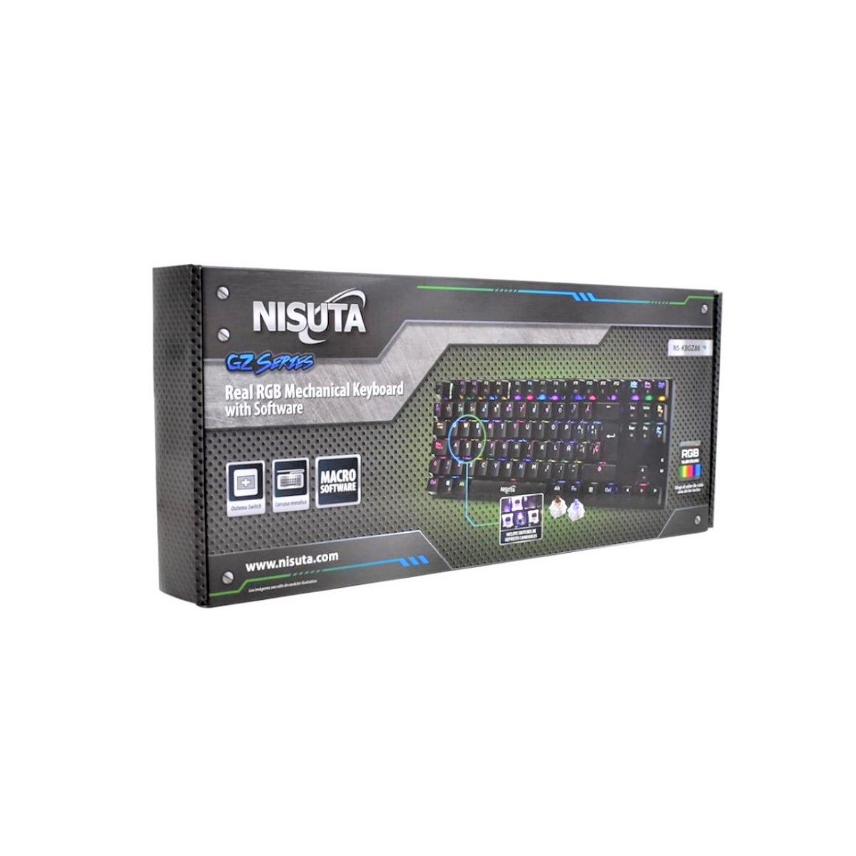 Teclado Mecanico Gamer RGB Ns-kbgz88 Nisuta