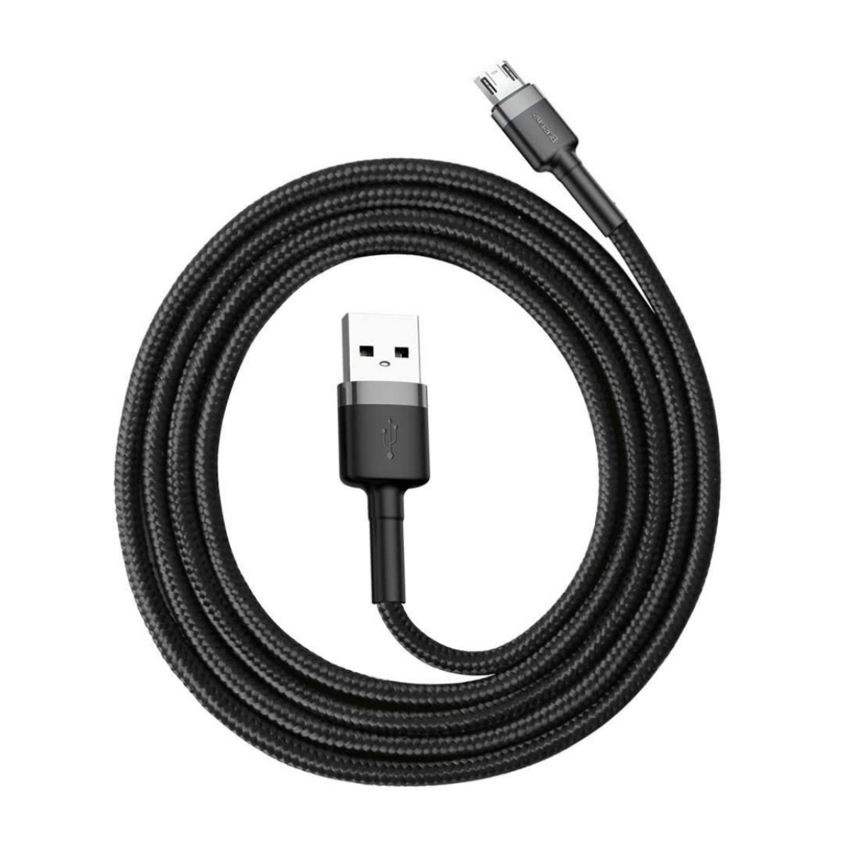Cable MicroUSB a USB 1m Mallado 2.4A BaseUs