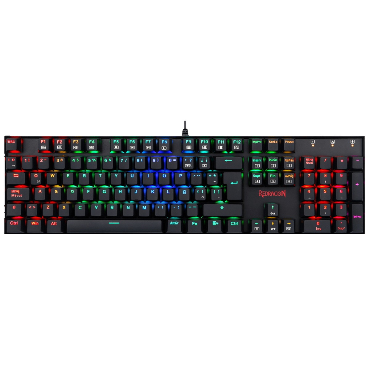 Teclado Mecanico Gamer Retroiluminado Mitra Redragon