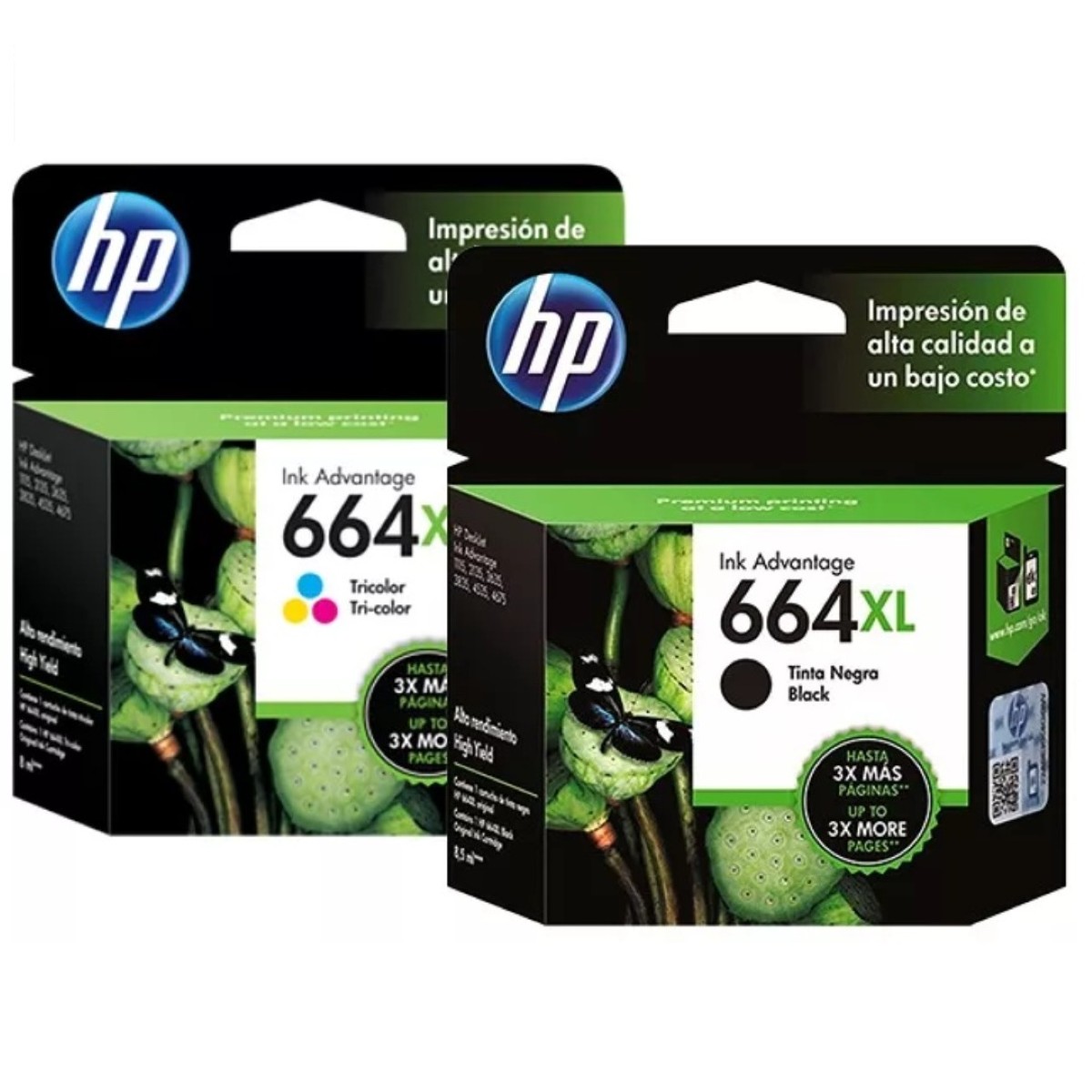 Cartucho Hp 664xl Color Original