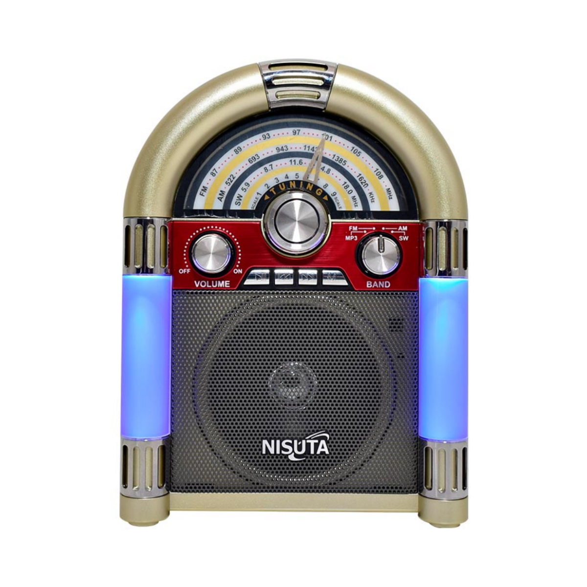 Parlante Bluetooth Radio Vintage Ns-RV20 Nisuta