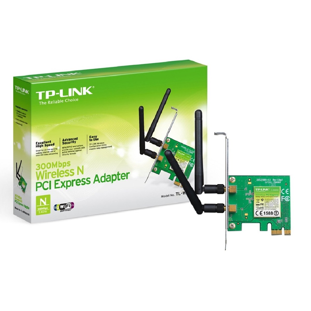 Placa Wifi Pcix Tl-wn881nd 2 Antenas Tp-link