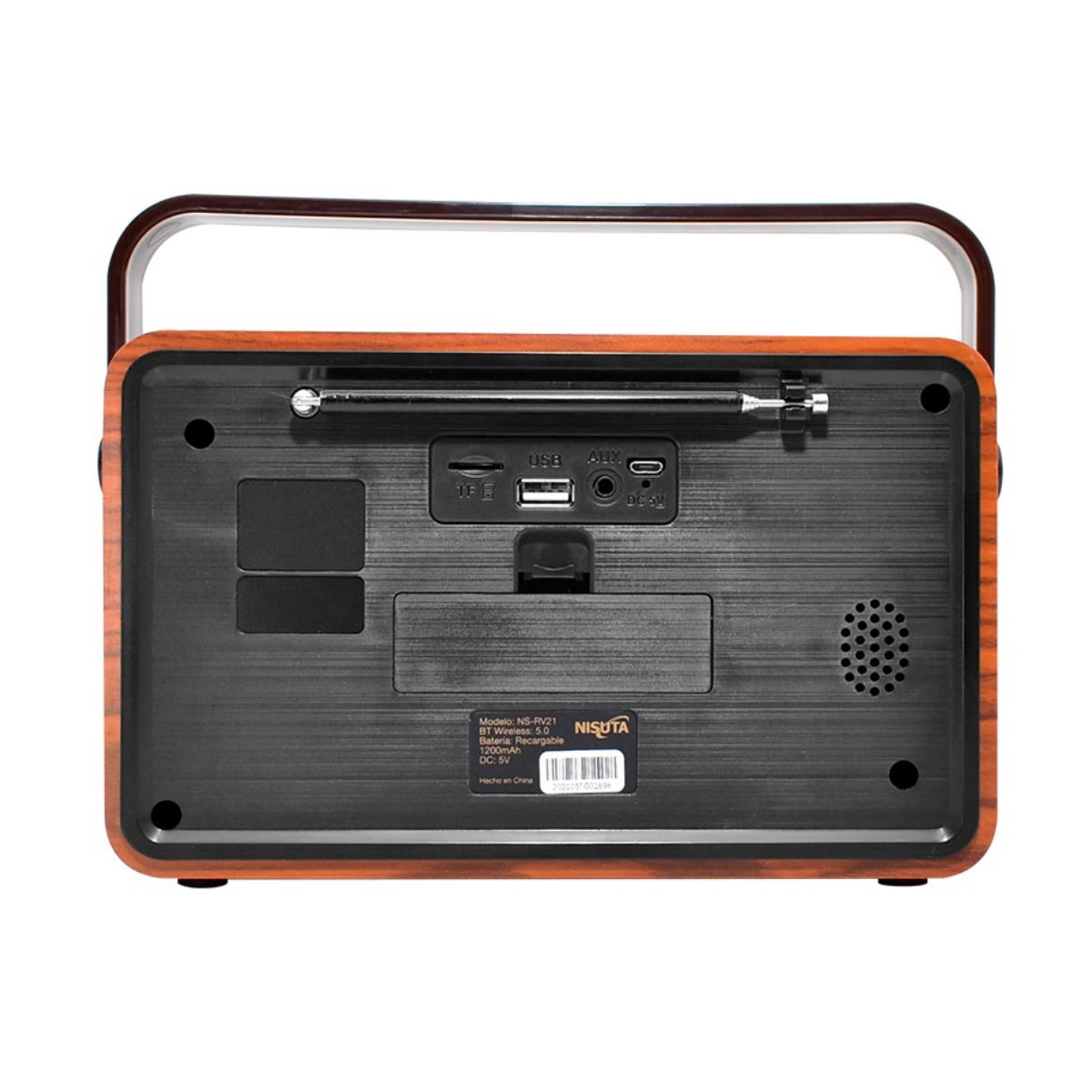 Parlante Bluetooth Radio Vintage Ns-Rv21 Nisuta