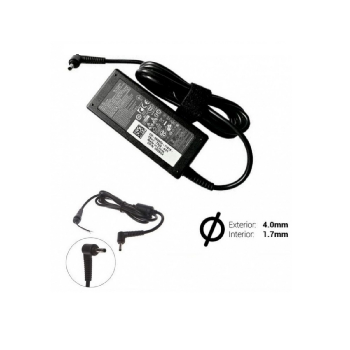 Cargador Notebook 19.5v 4.0x1.7 3.34a 65w Shure