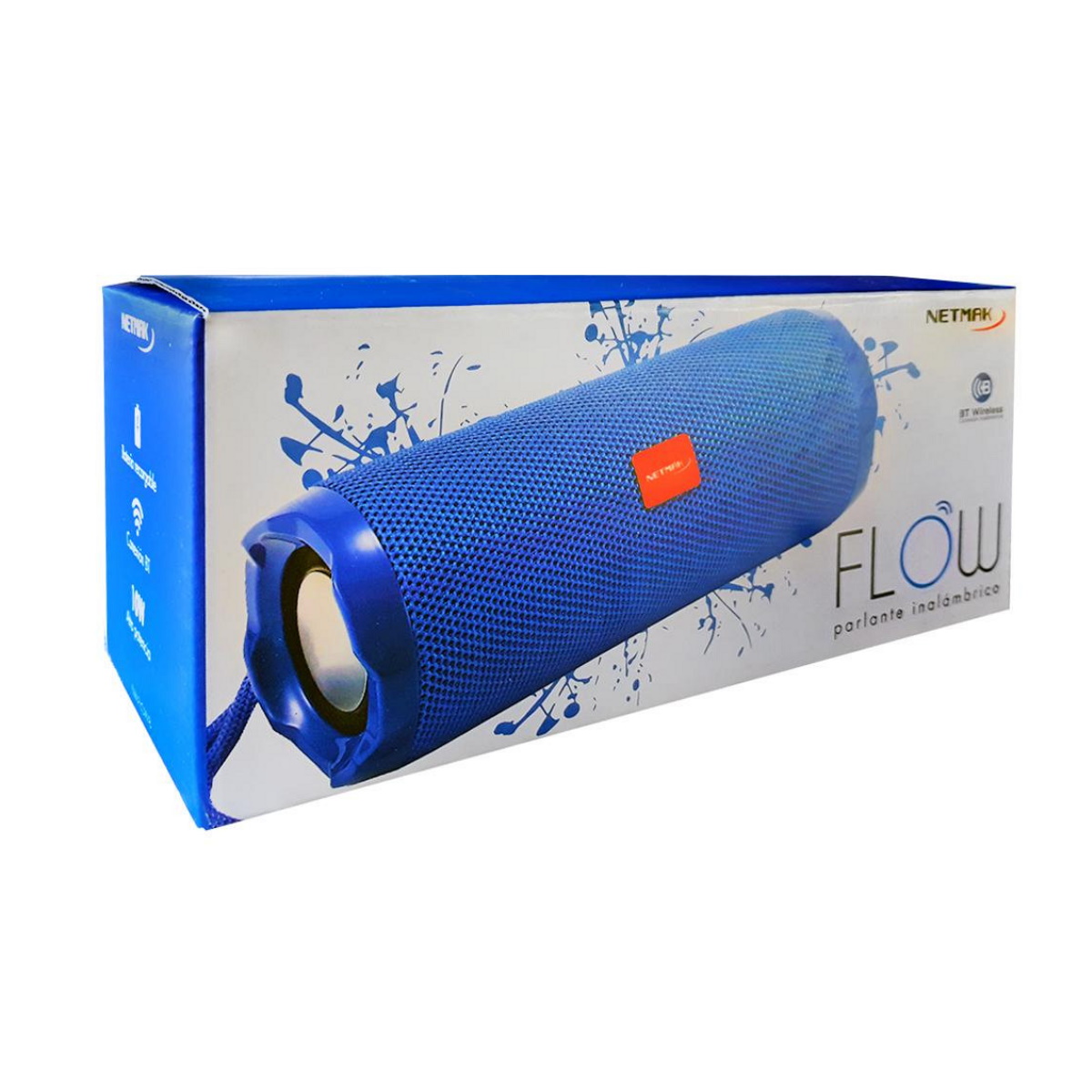 Parlante Bluetooth Flow 10W NM-FLOW-A Azul Netmak