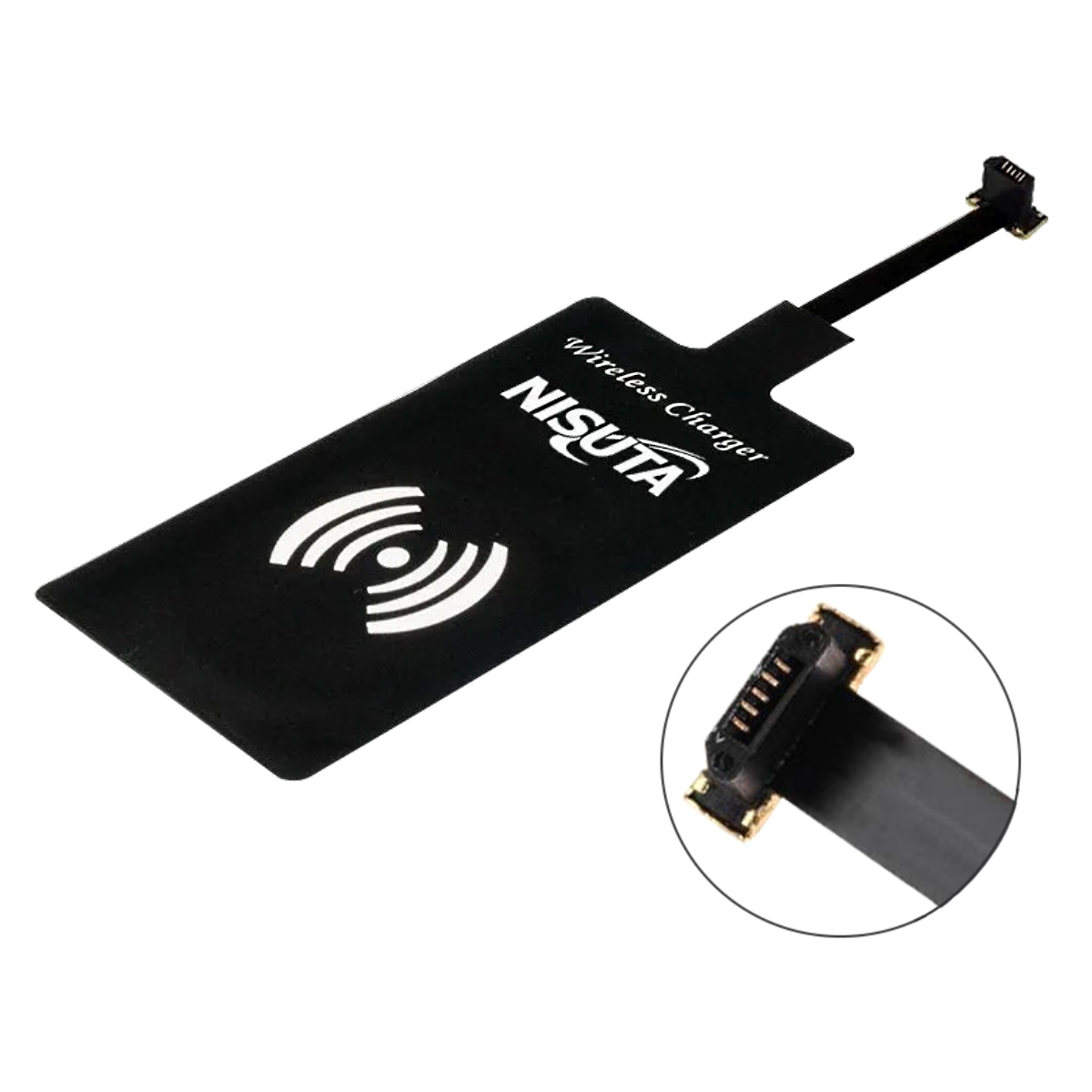 Receptor de Carga Inalambrica con Caja Recargable Nisuta