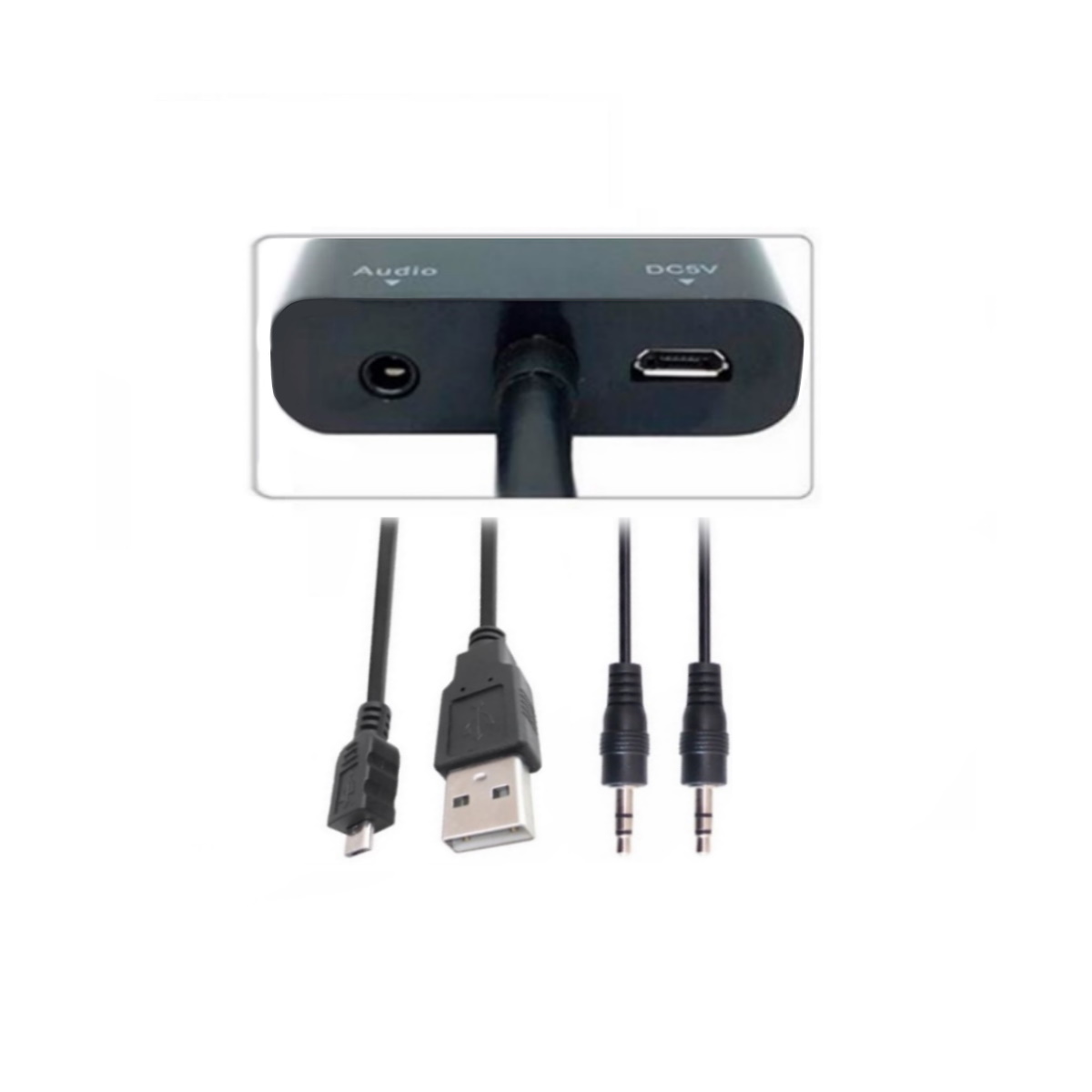 Conversor Dvi-D 24+1 a Vga H / Audio / alimentacion Nisuta