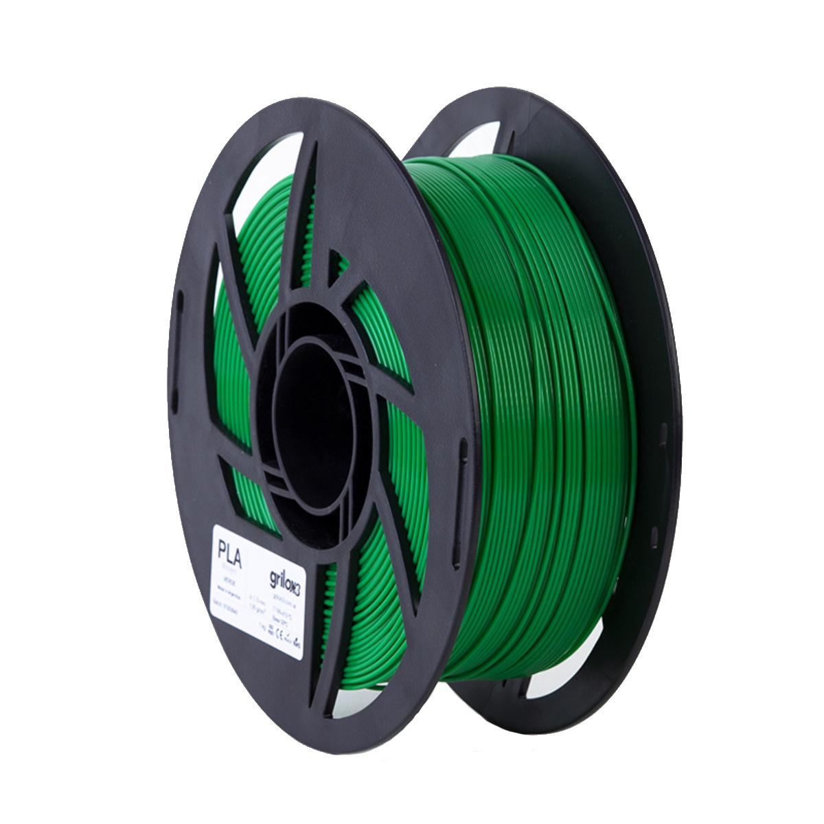 Filamento Pla Verde 1.75mm 1Kg Grilon3
