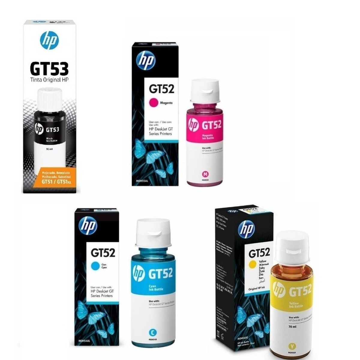 Tinta HP Original GT53 Negro