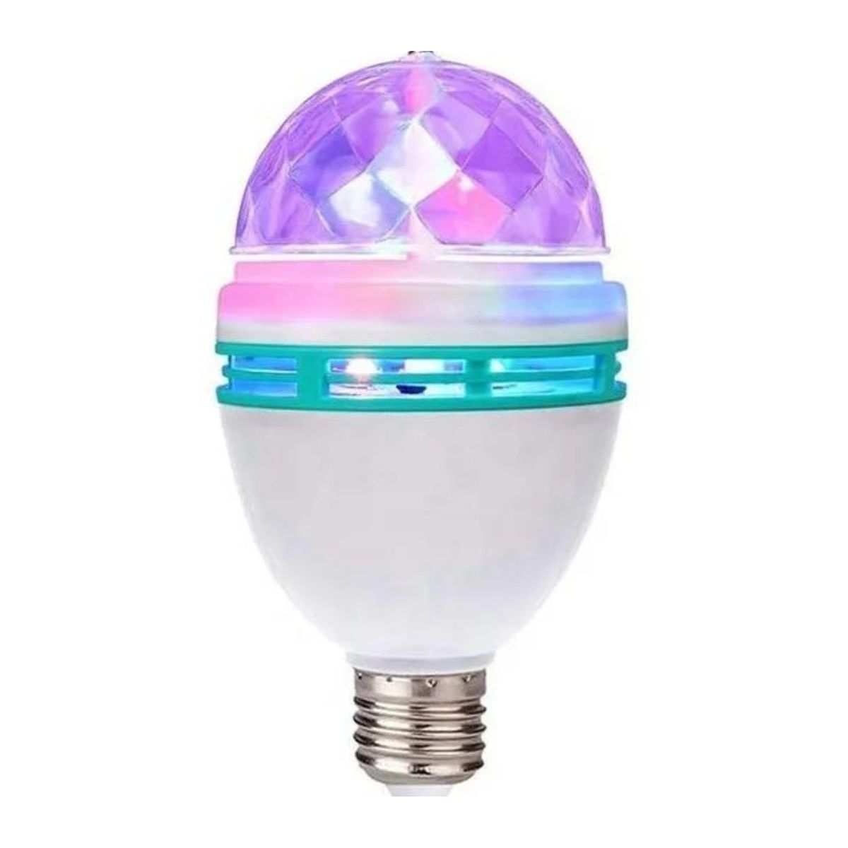 Foco Lampara Led Giratorio Multicolor C/Adaptador Pared