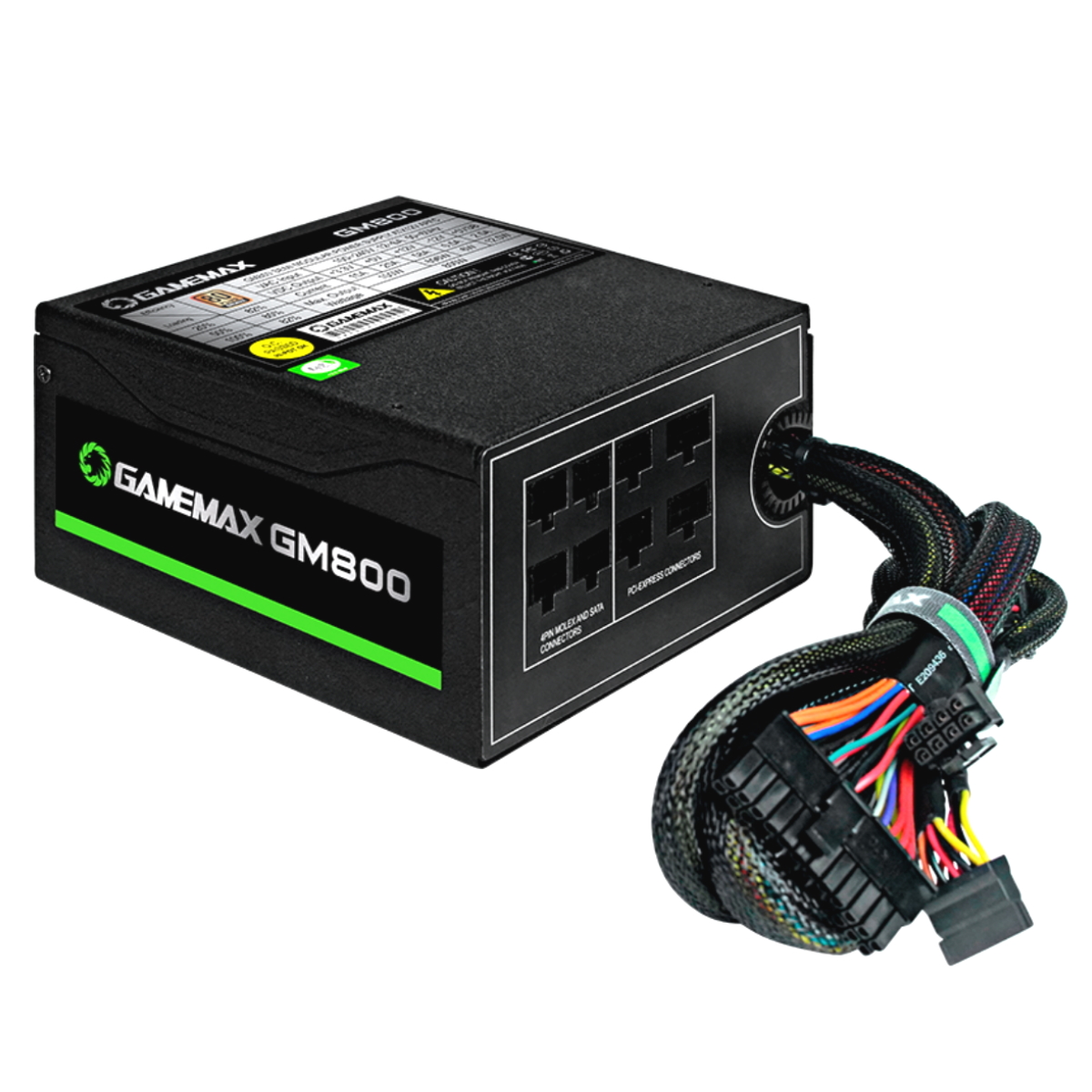 Fuente Modular 800W GM-800 80 Plus Bronze Gamemax