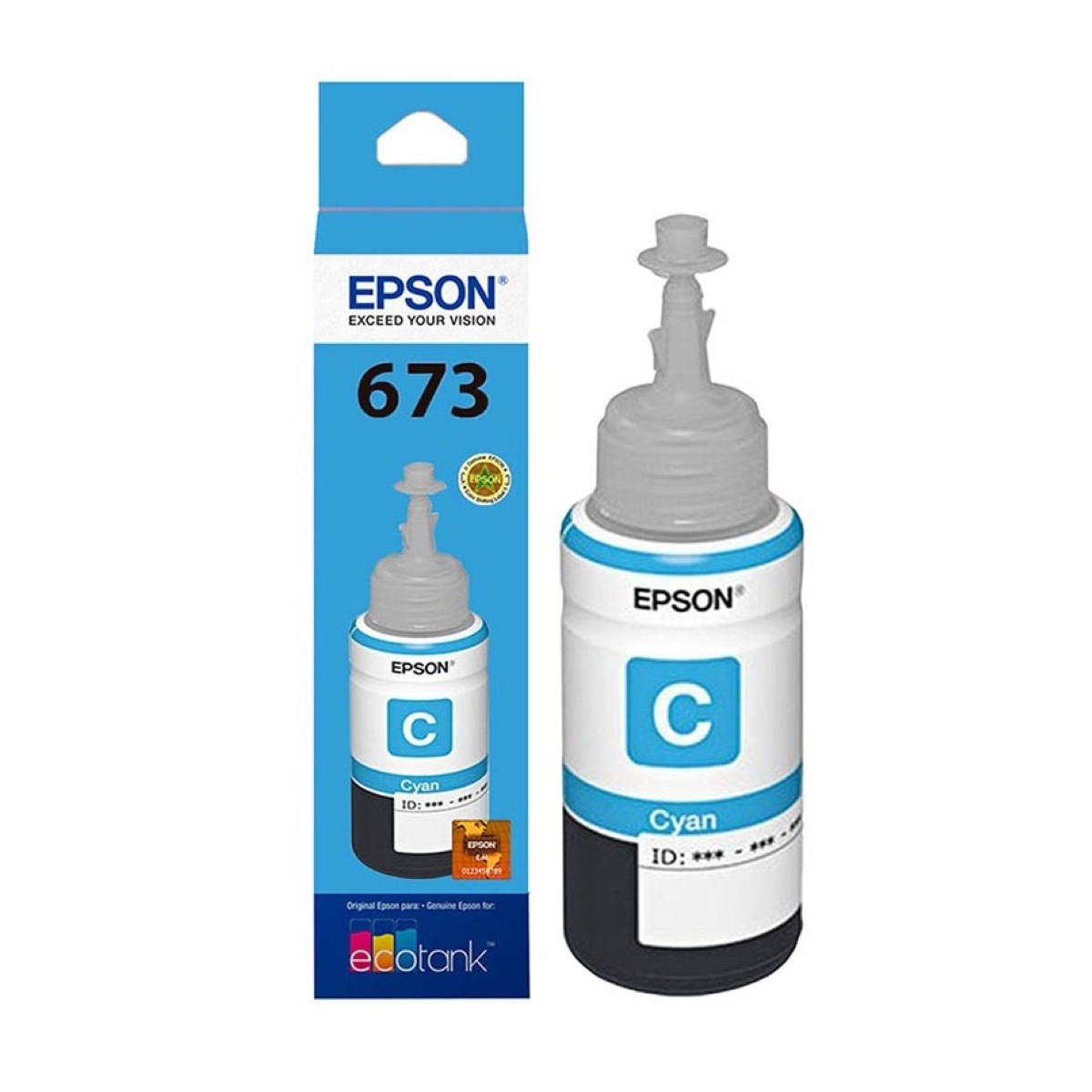 Tinta Epson L800 673 Cyan Original