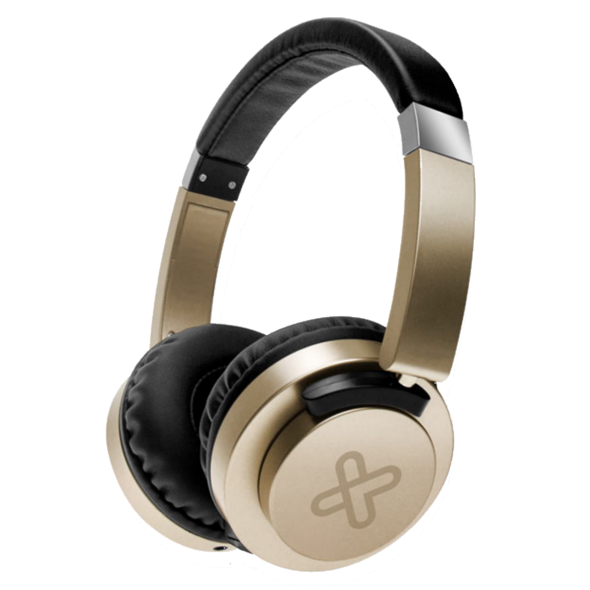 Auriculares Cable Vincha AkoustikFX Dorado Klip Xtreme