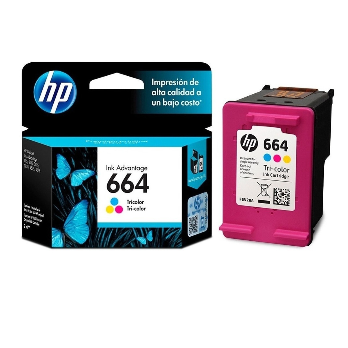 Cartucho Hp 664 Color Original