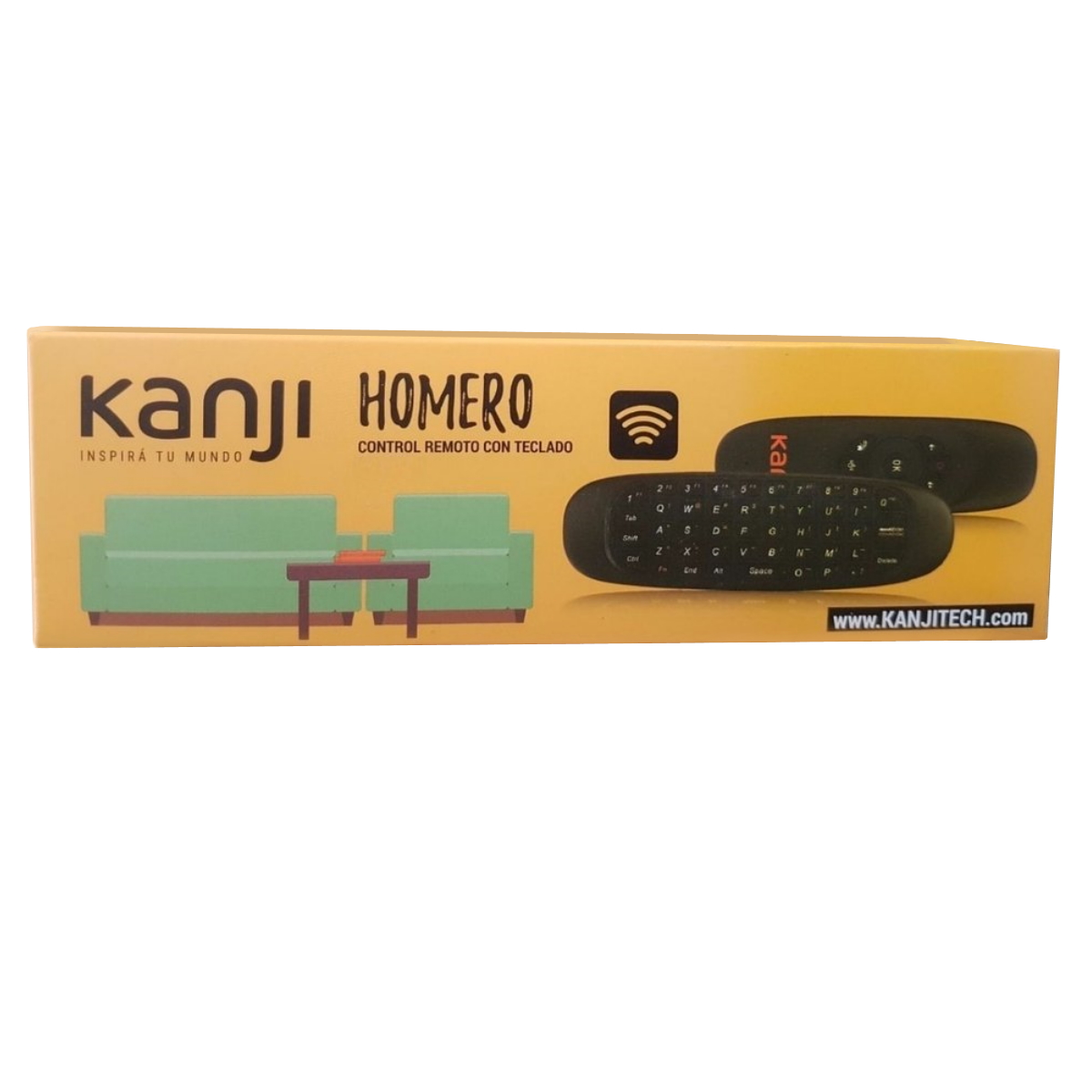 Control Remoto C/ Mini Teclado Inalambrico Smart Tv Homero Kanji