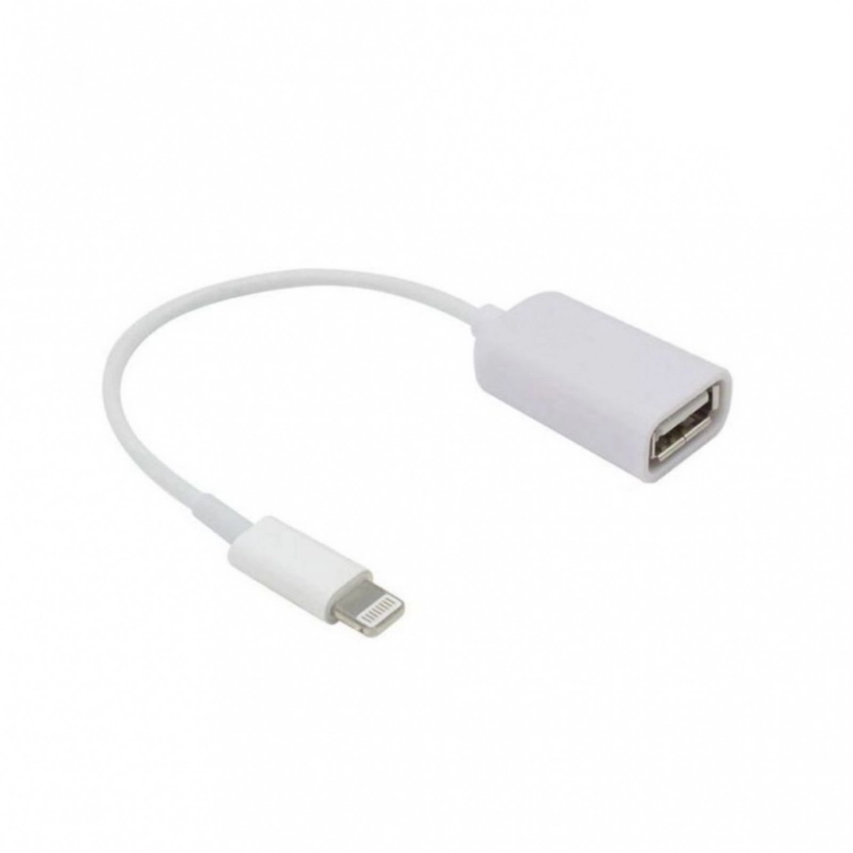 Cable Adaptador OTG Lightning M a USB H