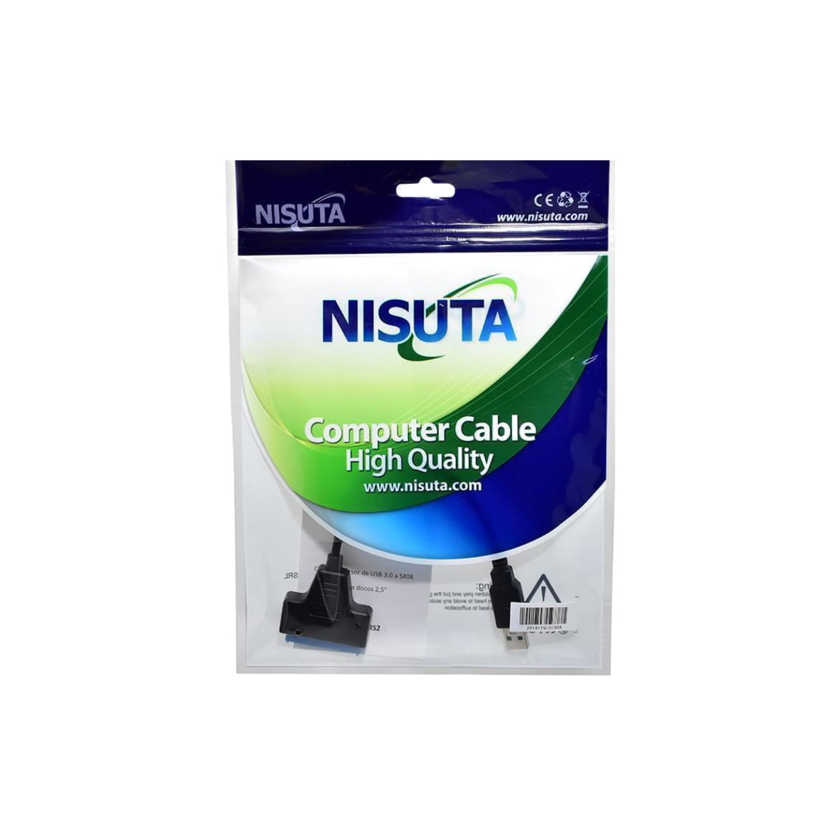 Cable Adaptador USB 3.0 A SATA 2.5 Nisuta