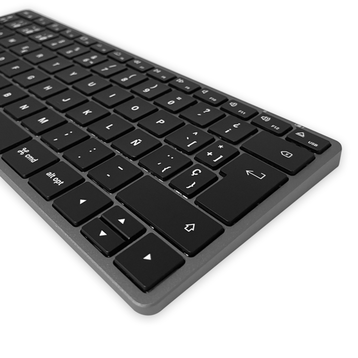 Teclado Bluetooth X1 Retroiluminado Gris/Negro Satechi