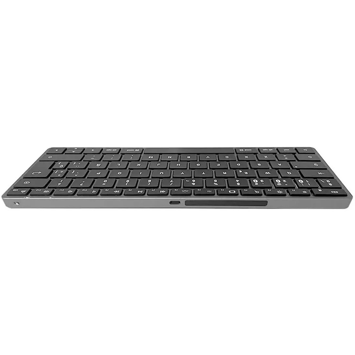 Teclado Bluetooth X1 Retroiluminado Gris/Negro Satechi